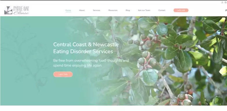 myrtle oak website example